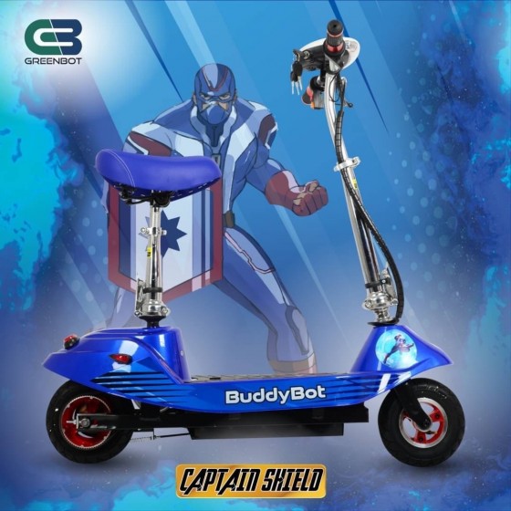 สกู๊ดเตอร์ไฟฟ้า BuddyBot Captaid shield