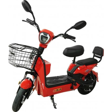 AJ EV BIKE จักรยานไฟฟ้า รุ่น S-9 สีแดง